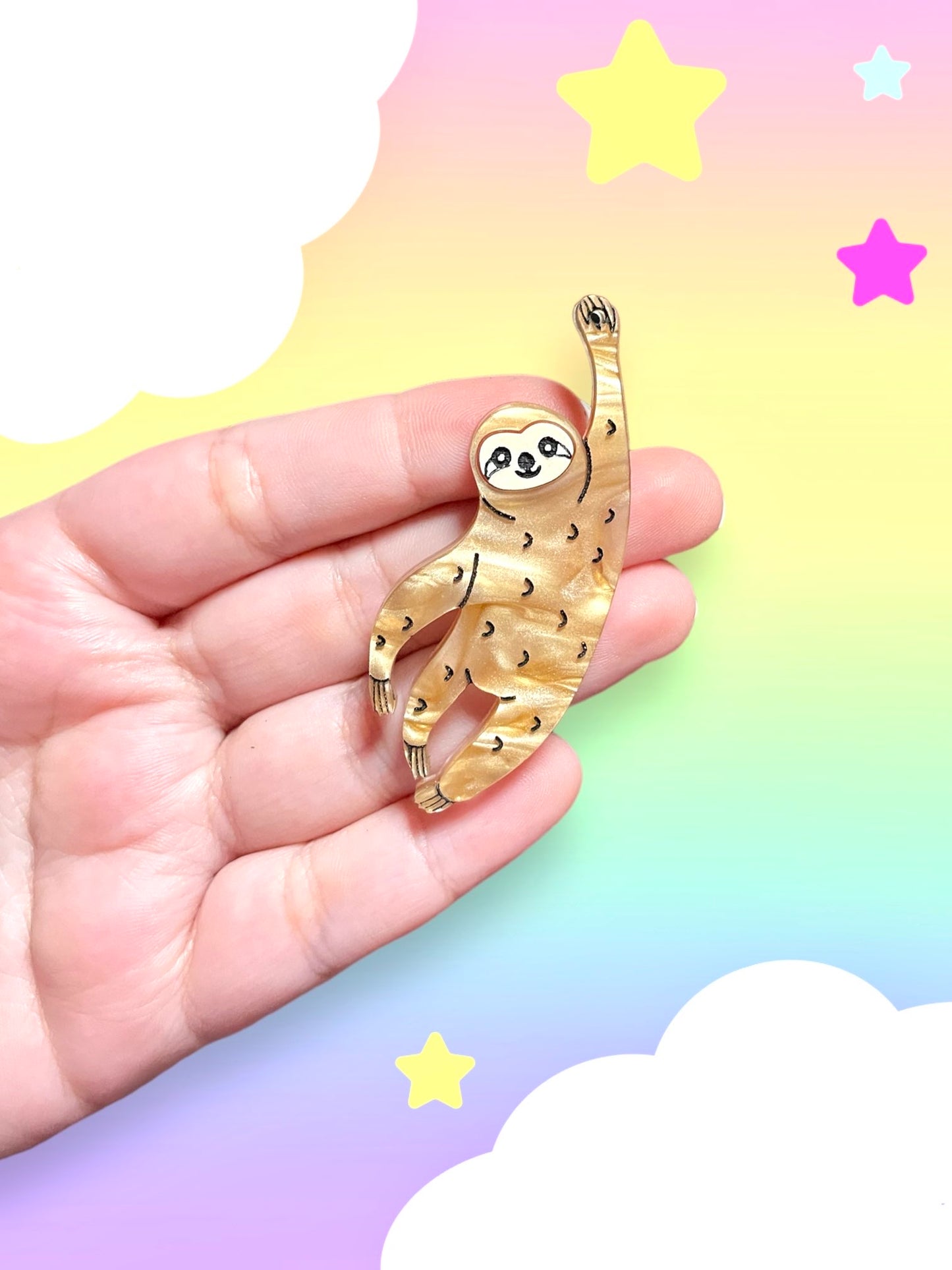 Sloth Acrylic Earrings