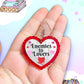 Enemies to Lovers, Bookish Heart Earrings