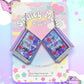 Romantasy Reader, Acrylic Book Earrings